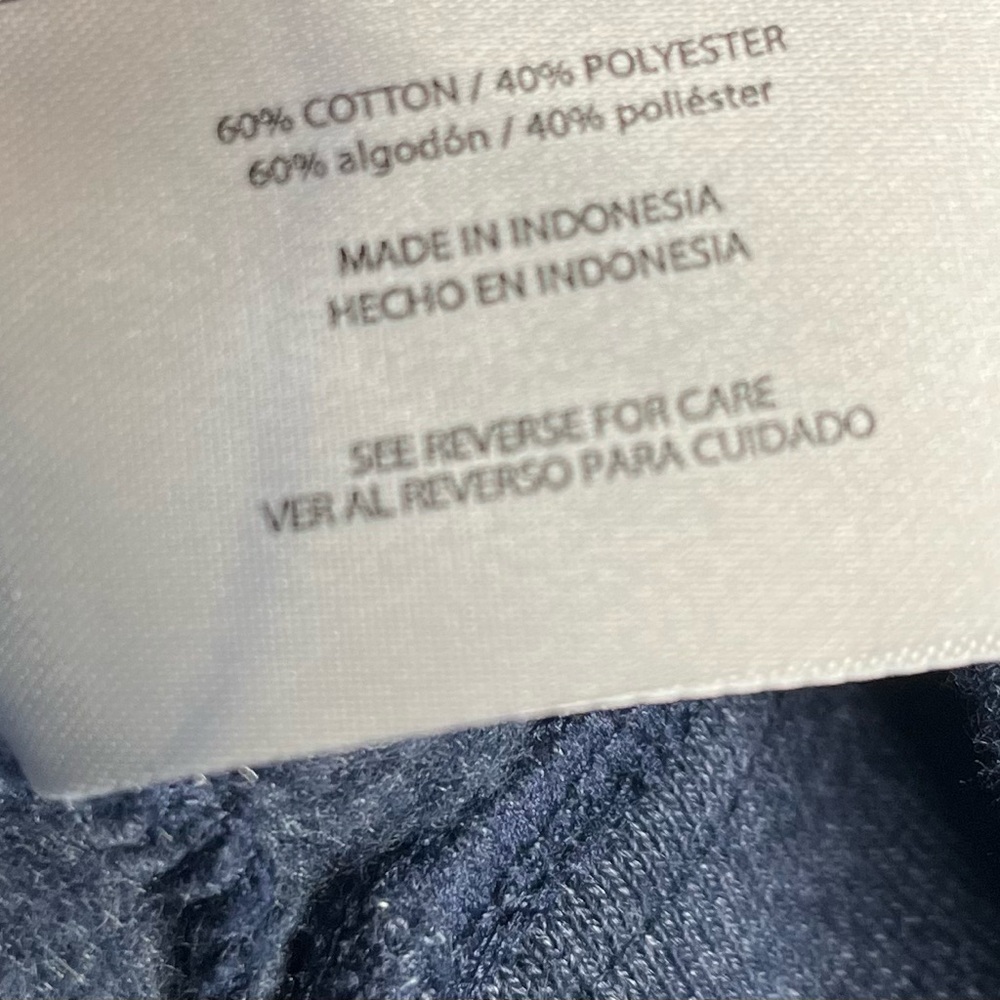 Orvis Men's Pullover Sweatshirt Fleece Lined Quarter Zip Outdoor Size L Blue - Picture 8 of 15